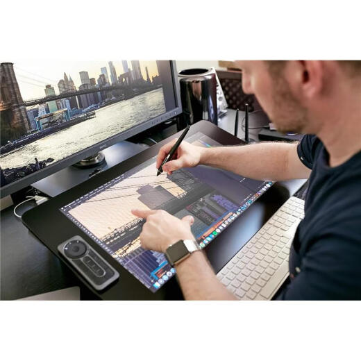 和冠（Wacom）【JD物流 日本直邮】和冠 wacom 手绘板数位屏电脑绘图板绘画板网课写字板 TDTH-2420/K0（液晶数位屏）