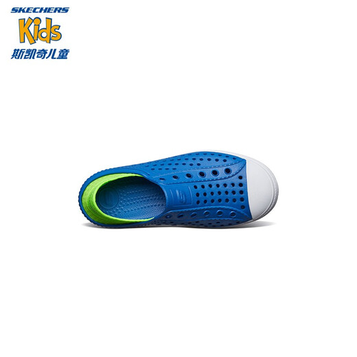 Skechers Skechers Children's Crocs Summer Sandals Boys and Girls Waders Non-Slip Beach Slippers 91995L Boys/Blue/Lemon/BLLM 37