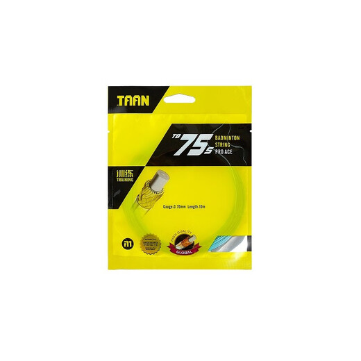 Taiang (TAAN) Corde de badminton Taiang corde de badminton corde de raquette de badminton élastique ensachée TB75s résistante à 75 cordes vert