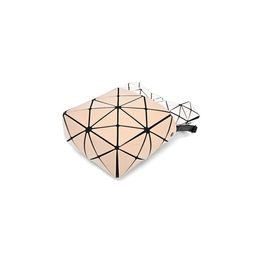 ISSEY MIYAKE Women's Bag Lucent Nest Frauen zweiteiliger Mini One-Shoulder Crossbody Bag [Geschenk] Kamel Beige Ag671 47 47