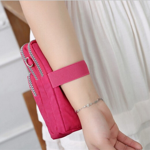 COOSKIN running fitness women's mobile phone bag arm bag crossbody bag hanging neck mobile phone bag coin packaging mini small bag summer morning glory