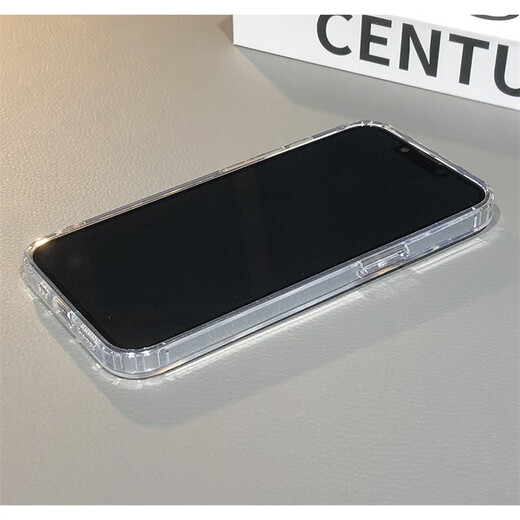 尹尚 四角气囊防摔Magsafe磁吸适用iPhone16苹果15Pro手机壳透明硅胶12简约14高级感磁吸手机壳保护套 MagSafe磁吸【精孔全透明】四角气囊防摔 iPhone 16pro