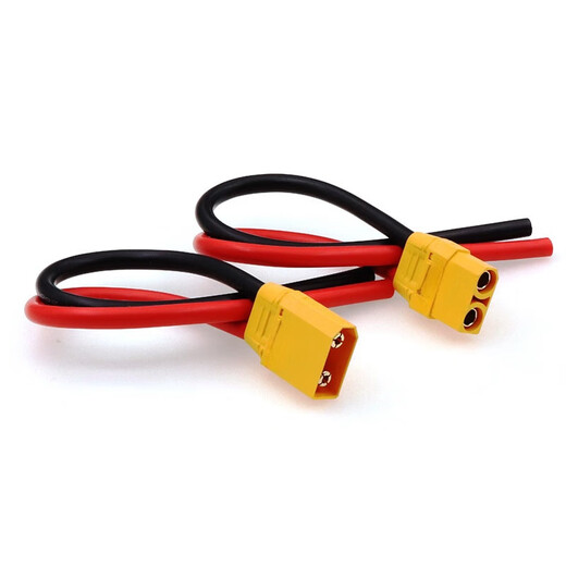 Sukuo (XT90 male to female No. 10 wire, wire length 20CM) model aircraft lithium battery connector high current banana plug ESC gold-plated connecting wire unit