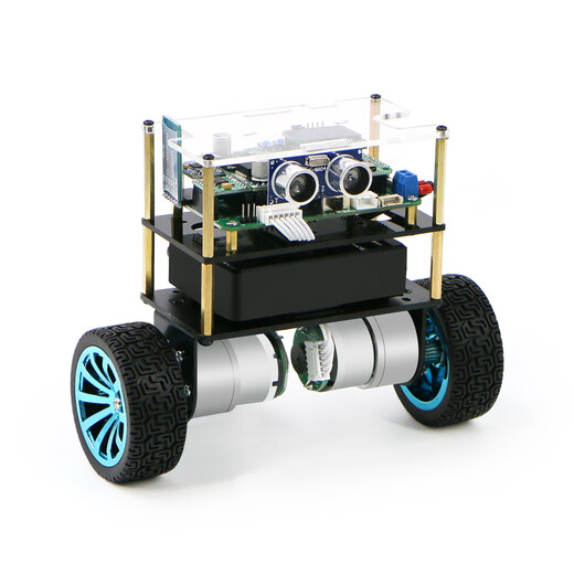 WHEELTEC [Multiple warehouse shipping] STM32 two-wheeled balanced car B570 B585 dual-wheeled self-balancing robot microcontroller PID parameter adjustment LQR programming APP radar line patrol obstacle avoidance B585 balanced car with CCD module