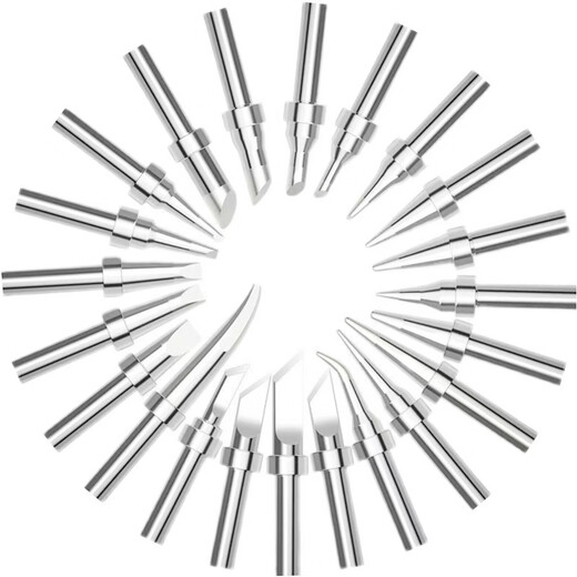 90w soldering iron head quick copper head 200 series blade horseshoe welding head 203h electric soldering iron tip high frequency 200-K knife tip knife thickness 1.5mm