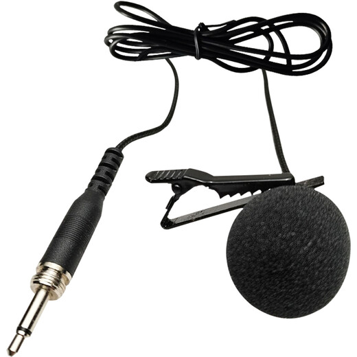 European and American sound universal lavalier microphone cable, professional stage performance audio, Bee wireless amplifier, teacher's musical instrument dedicated microphone cable, wired waist bag chest mic clip microphone head cable, three-pin/three-hole cannon head (universal) lavalier microphone, plug and play, intelligent noise reduction