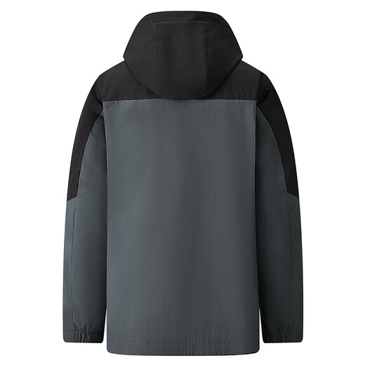 Dances with Wolves Three Defense Autumn and Winter Urban Light Outdoor Versatile Jacket Men's Hooded Jacket 211 Gray Green 170