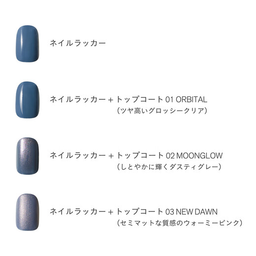 THREE Japan direct mail 2024 summer new natural plant topcoat quick-drying and long-lasting new color nail polish 7ml 18 SKY LAW