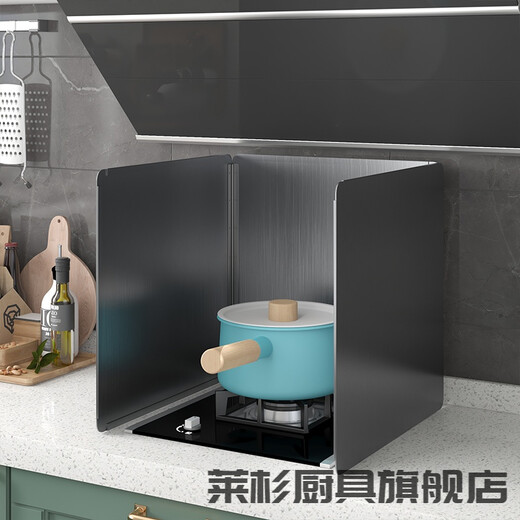 Tuojin Placa de aislamiento térmico Cubierta de humos de aceite Deflector de aceite de acero inoxidable para freír Deflector a prueba de aceite Deflector de aceite de acero inoxidable para freír en la cocina Altura 30*Profundidad 40% de descuento Uso permanente