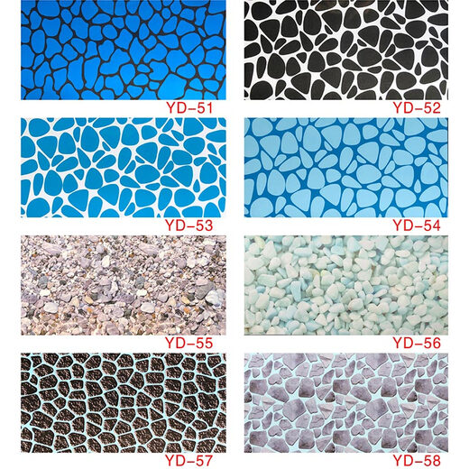 Bella Yuan fish tank bottom sticker background background background painting bottom plate landscaping aquarium decoration pavement exterior marble picture with glue YD-54