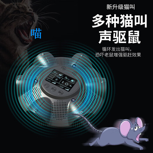 易控驱鼠神器家用驱赶老鼠防蟑螂逮耗子灭鼠超声波驱鼠器大功率电子猫 ML-688 1