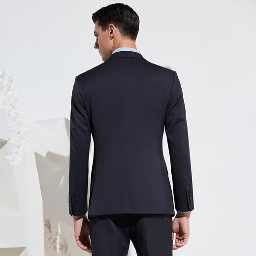 Announcement bird spring formal suit (single top) work wool suit men EBB221009 blue 48A
