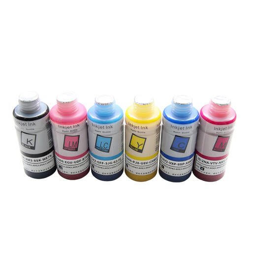 Quansheng eignet sich für Epson T674 673 Pigmenttinte L801 L805 L810 L850L1800 Drucker-Tinten-Tinte T674 Pigmenttinte 70 ml-Photo Note Farbe