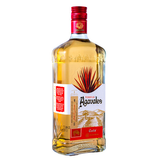 阿卡维拉斯金银龙舌兰酒agavales tquila洋酒调酒基酒特基拉墨西哥原装进口 金龙舌兰Gold 750mL 1瓶