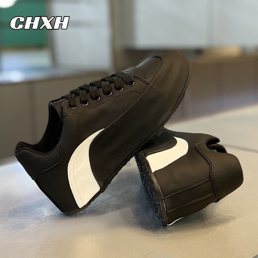 CHXH light luxury brand white shoes men's shoes summer new board shoes men's height-enhancing casual shoes men's versatile sports shoes men white - high-end men's shoes 43
