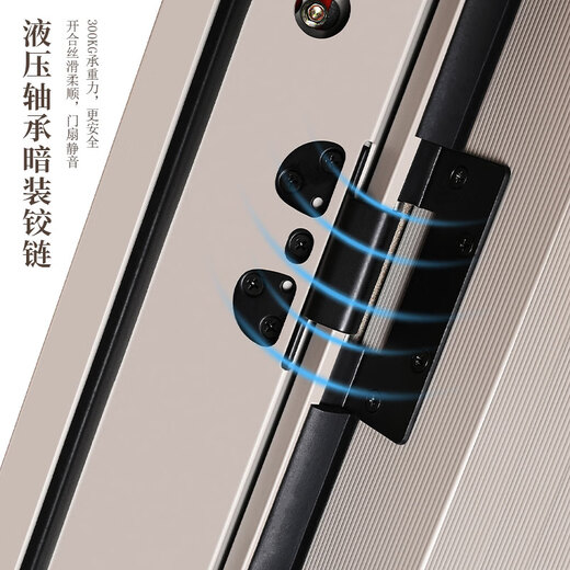 Fujiafu Classe A Porte de sécurité Blanc Moon Moon Air Creamy Entrée Porte de porte accrue Rock Rock Rocher rempli de sécurité Ménage Porte en alliage zinc Porte intelligente Porte simple Porte mère 2050 * 1050 à l'intérieur et à l'extérieur (installation de paquet) Lock mécanique