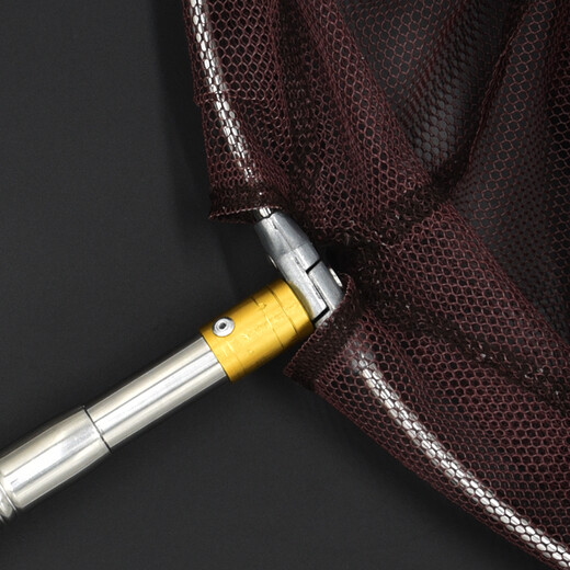 Zhenyou (Grsaed) fishing net 2.9 meters thickened stainless steel retractable net pole fishing net pocket rubberized net head set