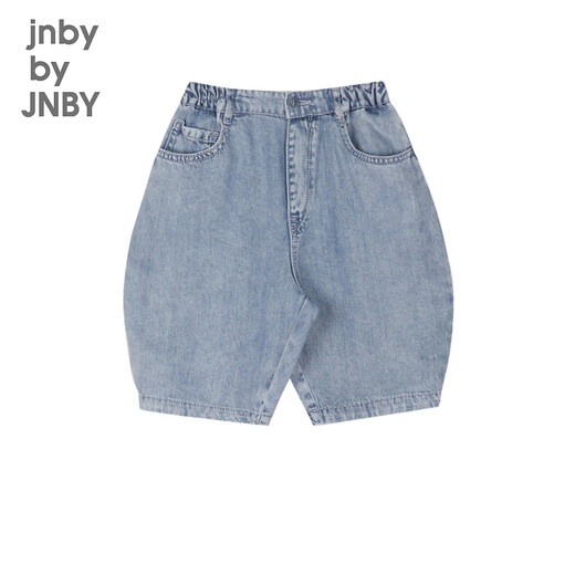 jnby by JNBY江南布衣童装环保落裆牛仔中裤休闲舒适夏男女童儿童1O6E1396H 995/牛仔洗兰 140 cm