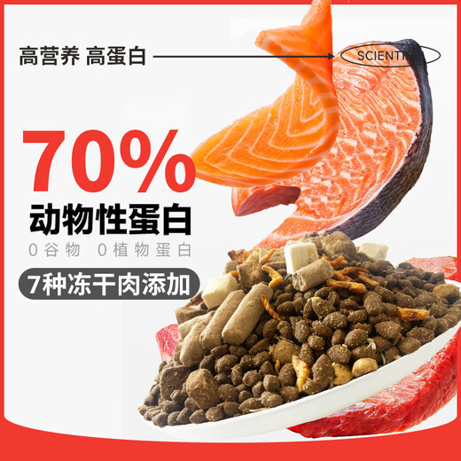 Vichi Cappy Vichi Cappy Cat Food Grain-Free Freeze-Dried Cat Food for Kittens and Adult Cats for Weight Gain and Hair Growth for All Phases General Cat Food 4 Pieces of Freeze-Dried Cat Food 10Jin Jin equals 0.5kg Free Cat Strips