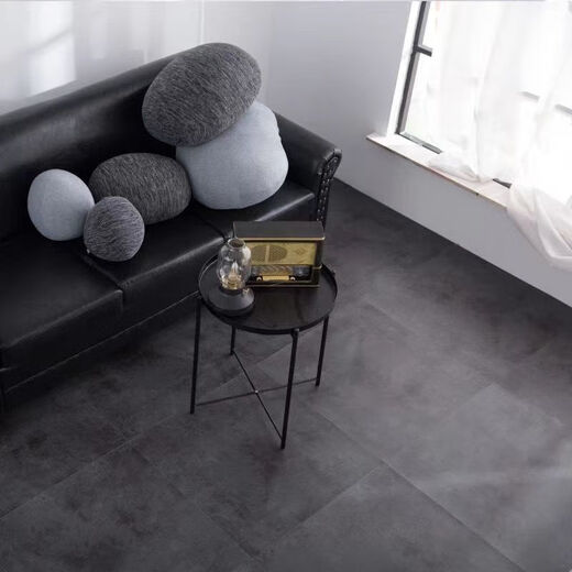 Thickened self-adhesive flooring cement floor leather direct flooring waterproof floor tiles sticker household wear-resistant floor mat 6627 stone pattern wear-resistant 60*60/piece
