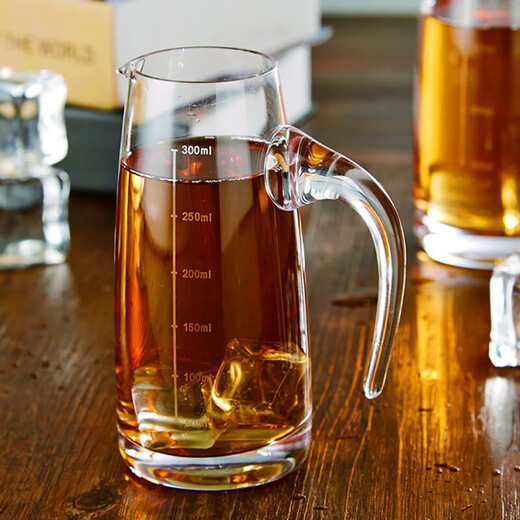 Katav white wine glass dispenser set lead-free crystal glass with graduated wine glass bullet cup Maotai cup spirit glass handmade wine dispenser 1 pot 300ml