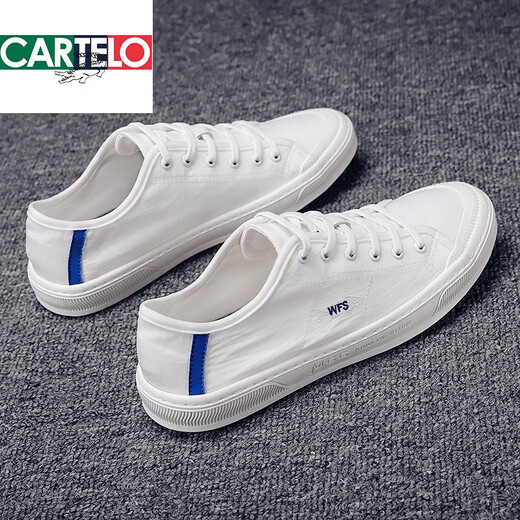 Cartelo Brand Trendy 2025 Nouvelles chaussures pour hommes Summer Soufflent Chaussures de planche minces Chaussures blanches Men