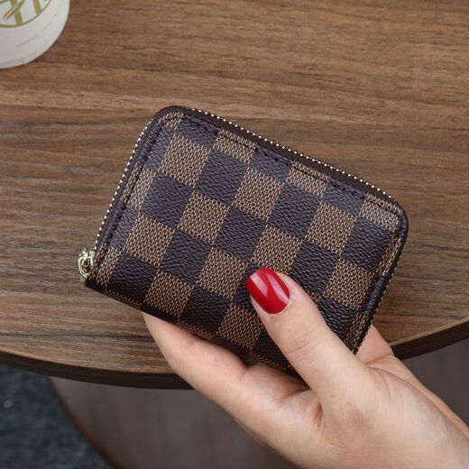 JD Logistics Anti-Degaussing Card Holder Large Capacity Multiple Card Slots Credit Card Document Slots Driver’s License Bank Card Set Card Holder-Brown Windmill-One No Specifications