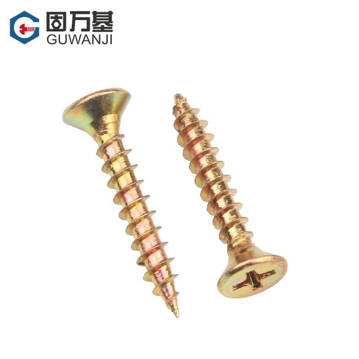 Color de Guwanji Naila de fibra de zinc más Naila de muro seca dura Cross Cabeza de tornillo de autodecación Autodelada Tornillo de muro Color Autoconsulador Zinc M3.5*16-1Jin [Jin equivale a 0.5 kg] [aproximadamente 687]