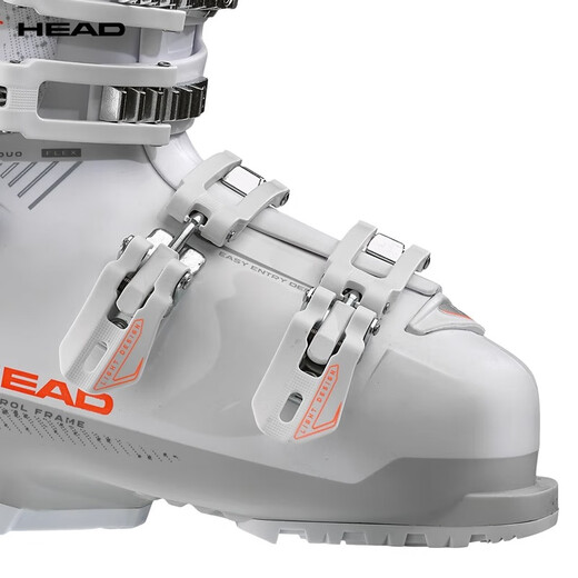 HEAD海德女双板滑雪鞋宽版鞋楦新手入门全地形滑雪鞋EDGE刀锋 LYT 65W 白色/灰色 39