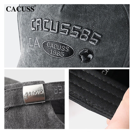 Cacuss Baseball Cap Herren vierjähriger Sonnenschutzhut großer Kopfumfang hoher Top-Gesicht kleiner Entenball Cap Sport Casual Fashion Hut