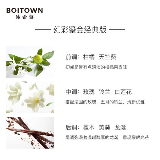 Boitown perfume, phantom gilded perfume, long-lasting fragrance for women, holiday birthday gift for girlfriend, wife