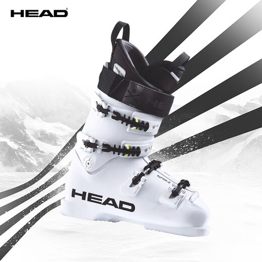 HEAD海德竞技系列男女双板滑雪鞋FIS认证竞技RAPTOR猛禽120S RS 白色 41
