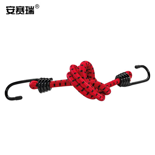 安赛瑞 行李绳 自行车推车货物松紧捆绑带 颜色随机 1米 2A01375