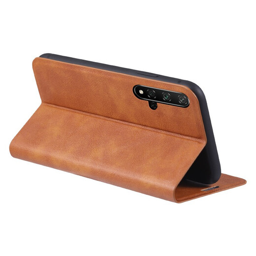 Pino Huawei Nova5 Case de téléphone mobile Nova5i Cover Protective Flip Leather Case Pro Ultra-Thin Silicone Soft Full Full Couvercle Anti-Fall Men and Women Shell Nova5 / 5pro [Étui en cuir magnétique Flip] Jazz Black