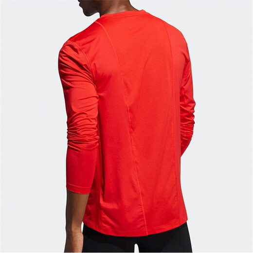 阿迪达斯 （adidas） 长袖T恤男士2024春秋季健身运动服跑步训练卫衣透气休闲套头衫HK GL9894  L