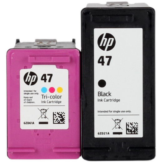 Original 47 4825 4826 4828 4829 4877 4800 Schwarzer Farbkartusche Drucker Benutzerdefinierte Schwarz + Farbe HP Ink Patrone Set