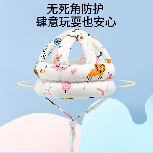 LICHEERS ANTI-Fall Head Protection Baby Anti-Fall Hat Baby Toddler Anti-Collision Casque Breathable's Children's Head Protection Tool