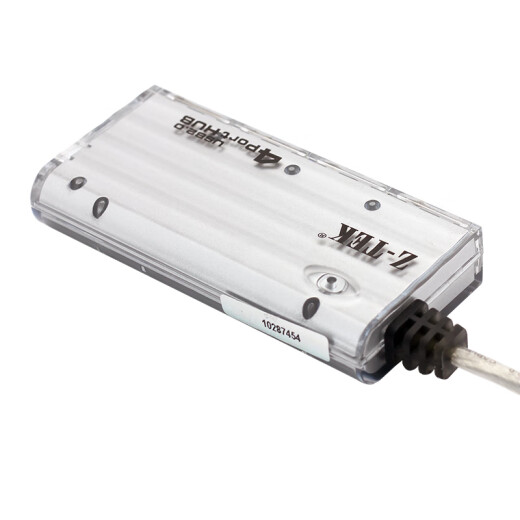 z-tek力特USB分线器HUB扩展4PORT口USB2.0集线器带电源ztek支持树莓派隔离电流防 ZE695（无源） 0.5m