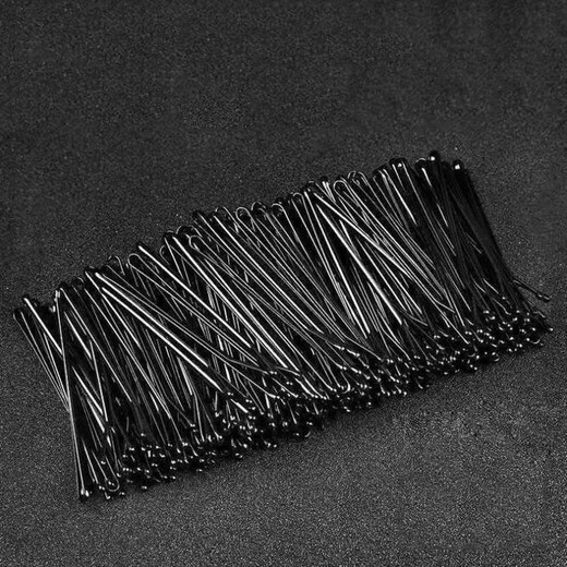 Jiuweiya Hairpin Women's Back of Head Shark Clip Clip Hair Clip Feeling Hair Clip Frosted Internet Celebrity Clip Head Accessories Black Straight Strips 50