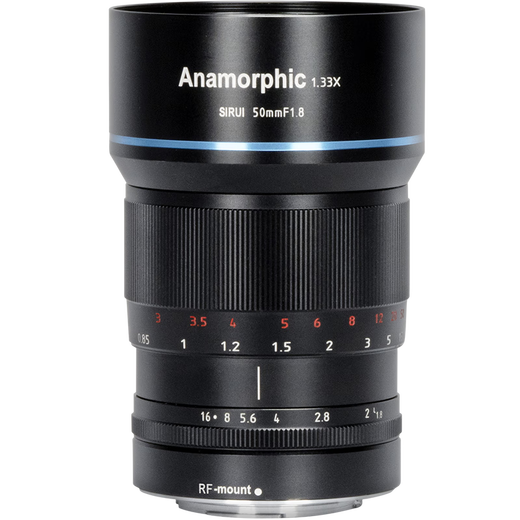 SIRUI 1.33X S35 format widening movie lens micro single vlog video micro movie lens S35 format 50mmF1.8-L mount