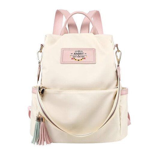 Qingbily (Qbily) backpack for women backpack fashion bag for women travel leisure commuting light travel large capacity crossbody bag black丨Stylish light backpack
