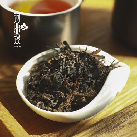 Hequxi (HEQUXI) small bag aged black tea Hunan Anhua black tea specialty tea Hequxi black tea box