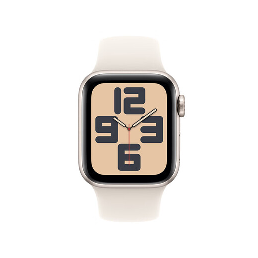 Apple【赠品福利】Watch SE 智能手表GPS款40毫米星光色铝金属表壳星光色运动型表带M/L