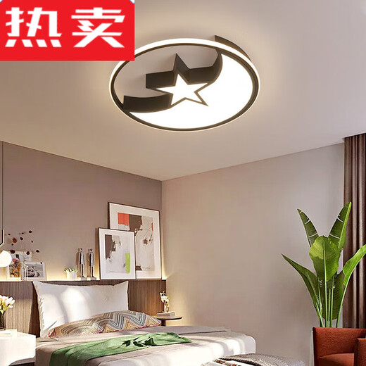Guangdong Zhongshan ceiling light new style internet celebrity bedroom lamp room lamp creative master bedroom lamp modern simple lamp 1W I-9215 square / 40CM / three colors