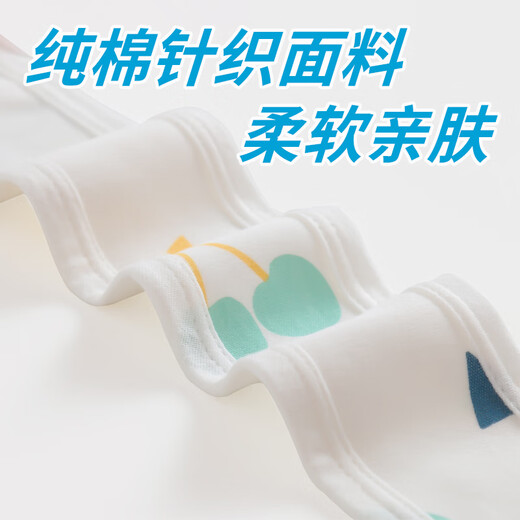 凭霄尿片固定带 宝宝棉尿布扣魔术贴可调节春夏腰带宝宝尿片戒子加 印花随机2条装L码3-12个月 1片装
