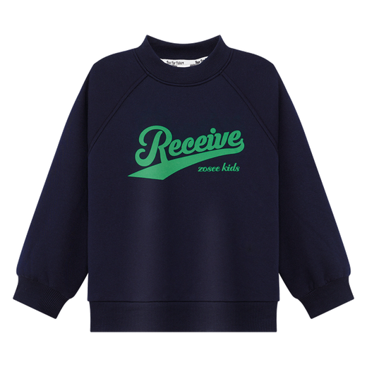 Zuoxi boys' velvet thickened sweatshirt winter 2025 new children's top long-sleeved winter wear warm gray 140