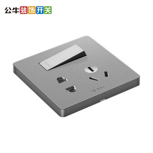 
Bull G12 Starry Sky Gray Switch Socket Panel Whole House Set Five-hole Socket with Switch 86 Type One Open Five-hole Double Control One Open Five-hole