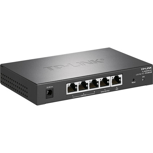 TP-LINK2.5G PoE·AC一体化企业级路由器 适配TP-LINK Wifi7 ap面板 5口2.5G功率增强型TL-R5005PE-AC