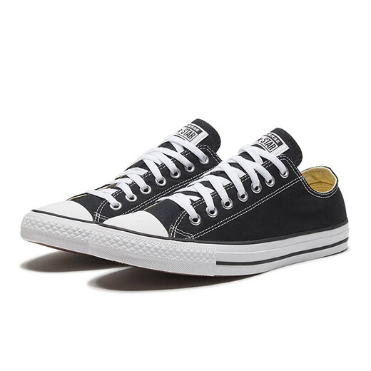 
Converse official men's shoes and women's shoes All Star classic canvas shoes low top casual sneakers black 101001 41