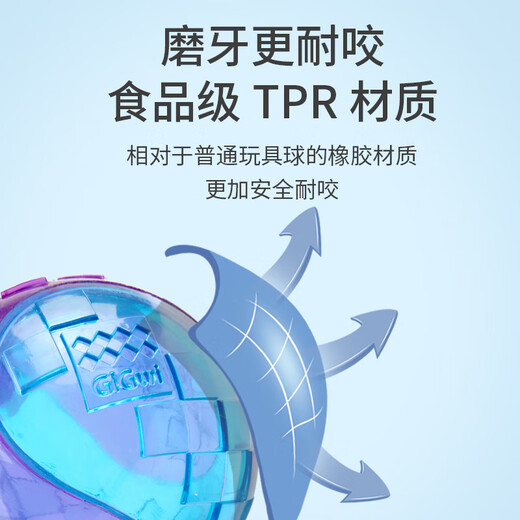 GiGwi Dog Toy Ball Sound Ball High Elasticity Bite-Resistant Molar Toy Ball Puppy Small Dog Interactive Pet Toy Ball